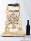 Large-English-brass-neo-gothic-quarter-chiming-victorian-striking-cathedral-church-skeleton-clock-