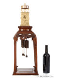 Japan-brass-striking-alarm-wisteria-lantern-clock-dai-dokei-yaguradouble-foliot-