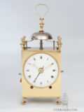 Swiss-French-brass-morbier-striking-repeating-alarm-Capucine-travel-antique-clock-