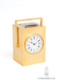 French-gilt-brass-rectangular-art-deco-miniature-small-carriage-travel-clock-paul-garnier-paris-