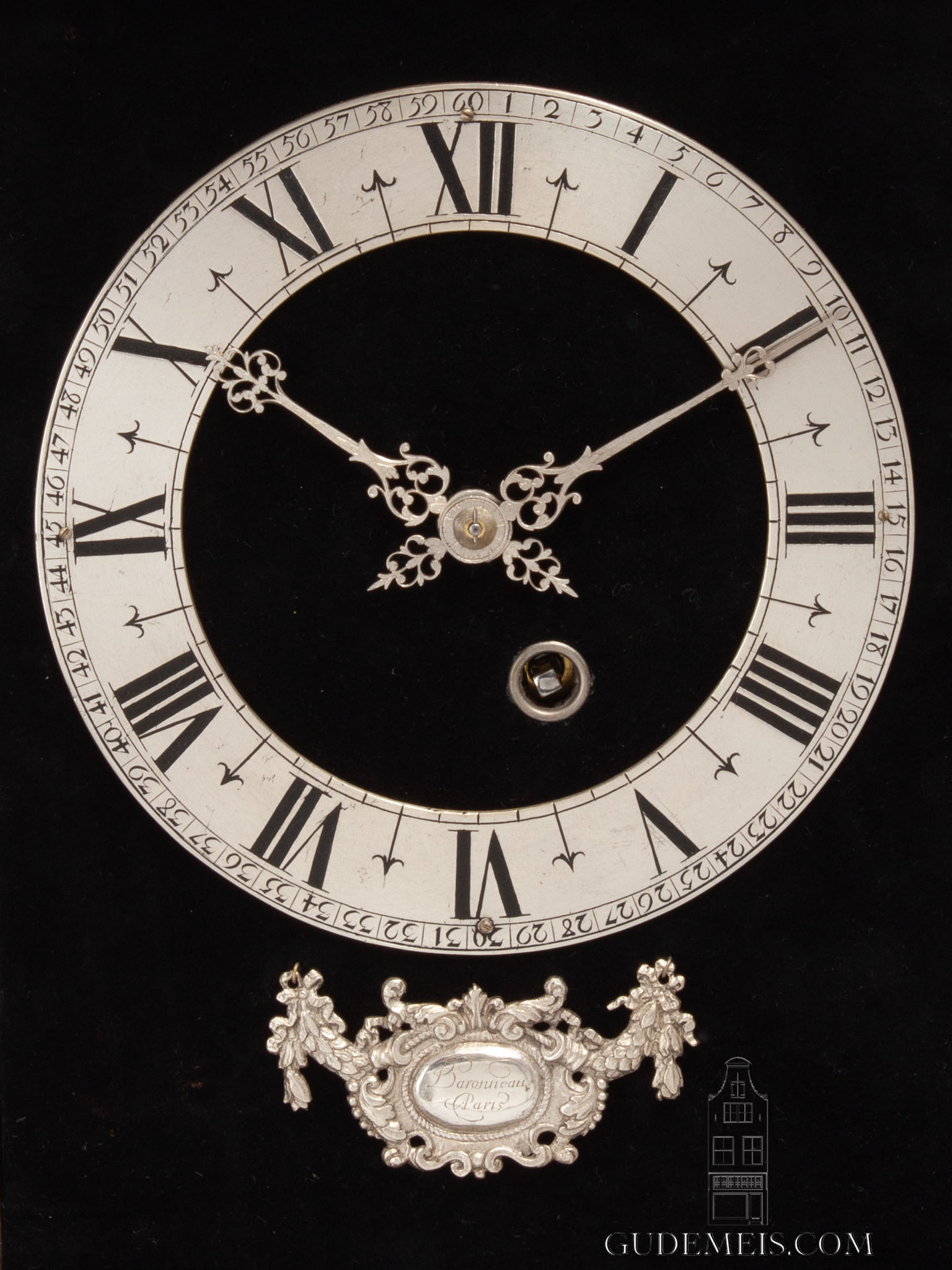 French-LouisXIV-LXIV-early-pendulum-striking-tortoiseshell-pendule-religieuse-wall-clock-baronneau-paris-