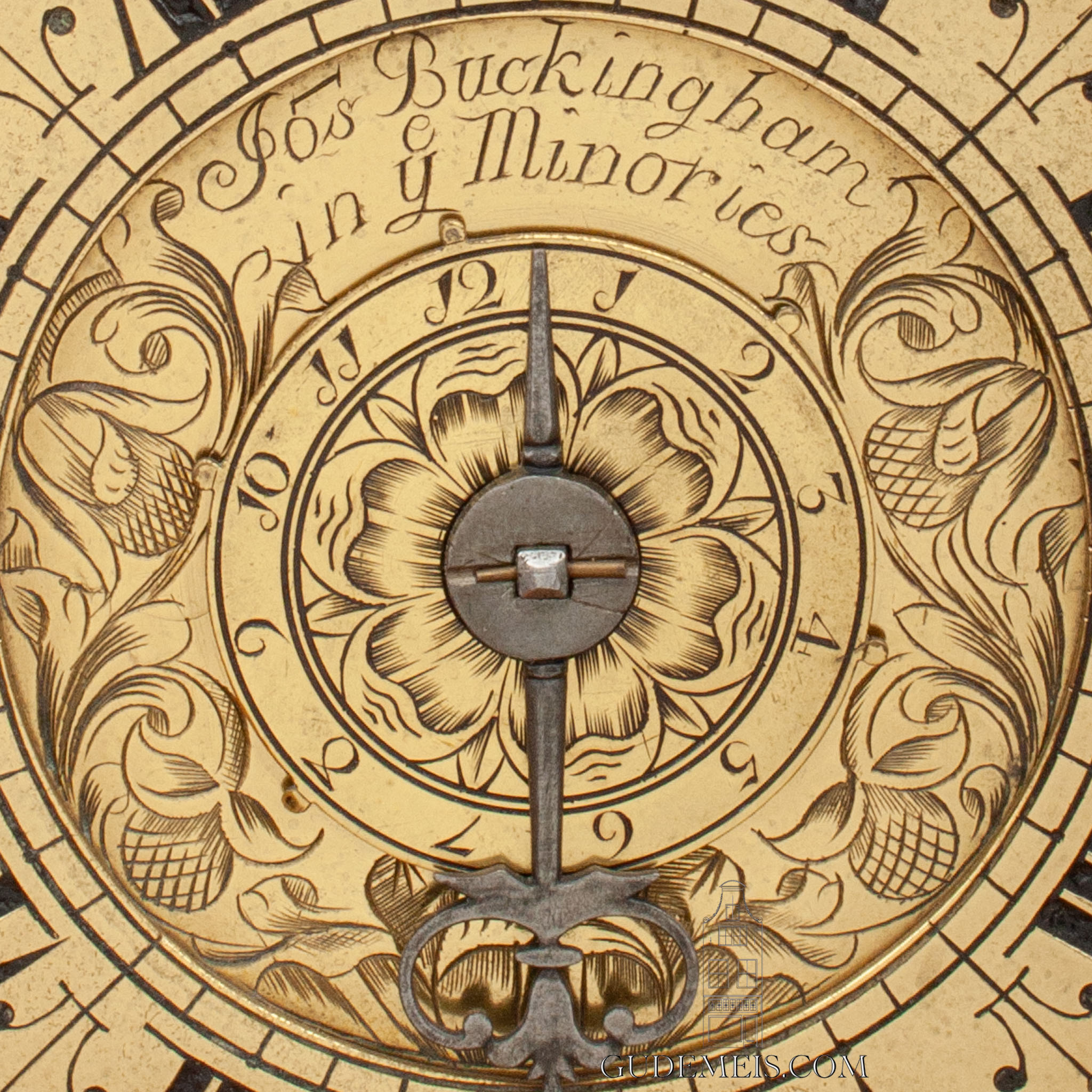 English-william-mary-brass-baroque-striking-alarm-antique-wing-lantern-wall-clock-buckingham-london-