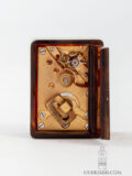 Swiss-French-art-deco-sub-miniature-imitation-tortoiseshell-eight-day-travel-clock-