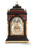 Large-imposing-English-Dutch-ebony-striking-calendar-musical-mechanism-antique-bracket-table-clock-Royal-Dutch-provenance-wilhelmina-juliana-Noordeinde-lange-voorhout-