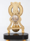 French-Louis XVI-brass-ormolu-skeleton-table-regulator-marble-date-compensated-Robert-Robin-galerie-du-louvre-1784-
