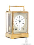 Early-French-morbier-foncine-one-piece-grand-sonnerie-alarm-repeat-repeating-gilt-brass-antique-carriage-travel-clock-Fumey-