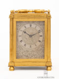 English-Victorian-florally-engraved-gilt-brass-travel-carriage-clock-London-