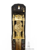 Antique-japanese-edo-imperial-lacquer-mother-of-pearl-shaku-dokei-wall-clock-