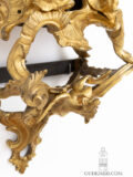 Small-miniature-French-louisxv-rococo-ormolu-gilt-bronze-striking-wall-bracket-clock-julien-lenoir-paris-