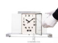 -French-Art-Deco-nickel-glass-pendule-perpetuelle-atmos-Reutter-patent-model- CH1-temperature-changes-