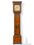 Early-English-William-Mary-walnut-marquetry-striking-longcase-clock-williamson-London-