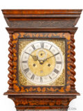 Early-English-William-Mary-walnut-marquetry-striking-longcase-clock-williamson-London-