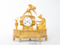 Cupid-Amor-French-Empire-ormolu-gilt-bronze-sculptural-striking-antique-mantel-clock-chevallier-Paris-