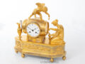 Cupid-Amor-French-Empire-ormolu-gilt-bronze-sculptural-striking-antique-mantel-clock-chevallier-Paris-