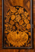 Early-English-marquetry-walnut-striking-alarm-antique-longcase-clock-Ahasuerus- Fromanteel-