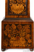 Early-English-marquetry-walnut-striking-alarm-antique-longcase-clock-Ahasuerus- Fromanteel-