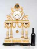 Monumental-large-French-marble-ormolu-gilt-bronze-portico-striking-mantel-clock-bianchi-paris-