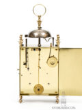 French-Swiss-brass-striking-alarm-repeating-antique-travel-clock-Capucine-