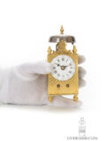 French-brass-LouisXVI-miniature-mantel-table-antique-striking-mini-lanten-clock-