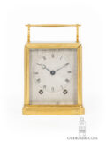 French-one-piece-gilt-brass-serieI-Paul-Garnier-carriage-travel-clock-bell-striking-chaff-cutter-