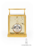 French-one-piece-gilt-brass-serieI-Paul-Garnier-carriage-travel-clock-bell-striking-chaff-cutter-