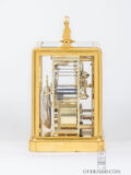 French-one-piece-gilt-brass-serieI-Paul-Garnier-carriage-travel-clock-bell-striking-chaff-cutter-