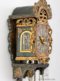 Dutch-Frisian-regional-polychrome-miniature-little-skipper-stoelschipper-striking-alarm-wall-clock-