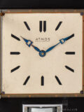 French-Art-Deco-ebonized-nickel-jean-leon-reutter-patent-atmos-clock-model-A3-