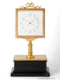 Robert-Houdin-French-Napoleon III-gilt-brass-ebonised-mystery-clock-fifth-series-