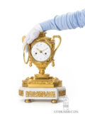 Large-French-LouisXVI-ormolu-marble-classical-striking-urn-mantel-clock-Osmond-Tavernier-