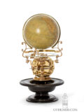French-antique-astronomical-solar-time-globe-clock-pendule-cosmographique-Mouret-