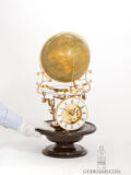 French-antique-astronomical-solar-time-globe-clock-pendule-cosmographique-Mouret-