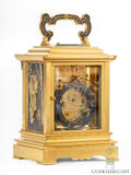 French-gilt-brass-oriental-chinoiserie-enamel-grand-sonnerie-repeating-carriage-travel-clock-