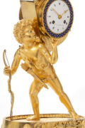 French-Empire-ormolu-gilt-bronze-sculptural-figural-magic-lantern-laterna-magica-mantel-clock-