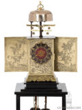 Japan-japanese-brass-engraved-striking-lantern-dai-dokei-antique clock-