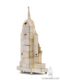 Austrian-Vienna-mother-of-pearl-architectural-zappler-timepiece-antique-cathedral-clock-