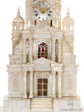 Austrian-Vienna-mother-of-pearl-architectural-zappler-timepiece-antique-cathedral-clock-