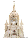 Austrian-Vienna-mother-of-pearl-architectural-zappler-timepiece-antique-cathedral-clock-