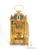 French-Louis XVI-gilt-brass-quarter-repeating-pendule-officiier-Lefebvre-Fontainebleau-