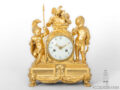 French-LouisXVI-ormolu-gilt-bronze-sculptural-antique-mantel-clock-Love-War-Francois-Vion-Paris-Amour Guerrier-