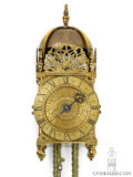 miniature-English-brass-balance-wheel-striking-lantern-clock-Thomas-Loomes-Lothbury-