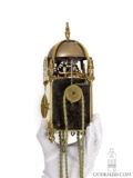 miniature-English-brass-balance-wheel-striking-lantern-clock-Thomas-Loomes-Lothbury-