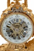 French-LouisXVI-Saintgermain-ormolu-gilt-bronze-marcasite-sculptural-lion-mantel-clock-glass-dial-