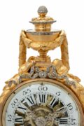 French-LouisXVI-Saintgermain-ormolu-gilt-bronze-marcasite-sculptural-lion-mantel-clock-glass-dial-