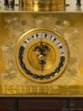 Japanese-wisteria-enraved-brass-chrysantemums-striking-temporal-hours-Makura-Dokei-table-clock-
