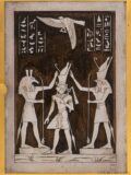 back-panel-French-gilt-brass-Egyptian-revival-retour-Egypte-striking-carriage-antique-travel-clock-hieroglyphs panels-