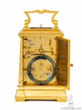 movement-French-gilt-brass-Egyptian-revival-retour-Egypte-striking-carriage-antique-travel-clock-hieroglyphs panels-