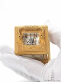 platform-Escapement-French-miniature-engraved-silvered-gilt-brass-gorge-case-travel-carriage-clock-