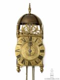 brass-English-engraved-lantern-clock-striking-alarm-central-pendulum-wing-lantern-clock-