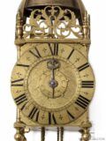 dial-front-brass-English-engraved-lantern-clock-striking-alarm-central-pendulum-wing-lantern-clock-
